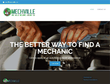 Tablet Screenshot of mechville.com